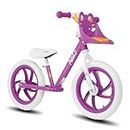 JOYSTAR 14 Inch Balance Bike for Boys Girls 18months-5 Years Old Push Bicycle Toddler Balance Bike 14" Gift Bike for Boys Girls Purple