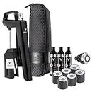 Coravin Timeless Six+ Wine Preservation System | Wine Pourer & Vacuum Stopper, Protects Wine from Oxidation for 2+ Years | Incl. Aerator & Carry Case - Piano Black