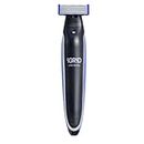 iGRiD UNO Blade Beard Trimmer & Shaper for Men, 3 Trimming Combs, 45 mins run time, Cordless & Rechargeable