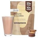 FlavCity Non-GMO Chocolate Peanut Butter Protein Powder Smoothie — Delicious Gluten Free Protein Shake — Nutrient-Dense Peanut Butter Chocolate Protein Powder — On-The-Go Healthy Snack (37.74 oz)
