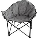 Kuma Outdoor Gear Lazy Bear Chair with Carry Bag, Ultimate Portable Luxury Outdoor Chair for Camping, Glamping, Sports & Outdoor Adventures (Heather Grey)