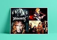 You are Awesome - Megadeth Band:Dave Mustaine,David Ellefson,Marty Friedman,Kiko Loureiro Poster 05 (18inchx12inch)