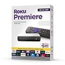 Roku Premiere Streaming Media Player HD/4K/HDR Simple Remote and Premium HDMI Cable & Bundled with Swanky Cables 6FT HDMI Cable