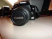 Canon EOS 1000D - Cámara de fotos réflex digital (pantalla LCD de 2,5", sensor CMOS 10 MP, cuerpo + objetivo 18-55 mm IS)