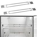 RV Secure Adjustable Bars | Tension-Style 12.5-22.3" Stainless Steel Rods | Food&Drink Stabilizers for RV Refrigerator | Prevents Spills&Mess During Travel | Essential RV&Camper Accessories (2 Pack)