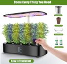 Large Tank Hydroponics Growing System 12 Pods, Herb Garden Kit Indoor