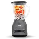 Oster Easy-to-Clean Blender with 6-Cup Boroclass Glass Jar Diamond Grey