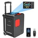 HCALORY 24V 12V Diesel Heater, 5-8KW Portable Diesel Air Heater with Bluetooth Control and LCD Screen, Luggage Heater Support 5L Fuel Tank for Car, Truck, Boat, RV,Campers
