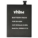 vhbw batteria compatibile con Microsoft/Nokia Lumia 929, 930, RM927 smartphone cellulare (2510mAh, 3,8V, Li-Ion)