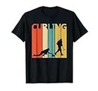 Curling Sport clásico vintage Camiseta