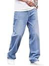 Lymio Men Jeans || Men Jeans Pants || Denim Jeans || Baggy Jeans for Men (Jeans-04-05) (30, Blue)