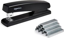 Amazon Basics Stapler Including 1000 Staples, for Office or Desk, 25 Sheet Capac