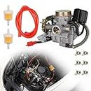 GY6 50cc Carburetor PD18 Carb with Drain Line for GY6 49cc 50cc 139QMB 4 Stroke Scooter Moped Taotao Lance Eagle Tank Urban VIP Future Champion Kymco Parts