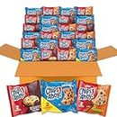 CHIPS AHOY! Cookie Variety Pack, Original Chocolate Chip, Chewy Chocolate Chip with Reese's Peanut Butter Cups & Chewy Hershey's Fudge Filled Soft Cookies, 50 Snack Packs (2 Cookies Per Pack)