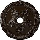 Ekena Millwork CM26ATBZS 26" X 3-3/4" X 1-1/2" Attica with Rose Ceiling Medallion, Bronze