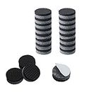 sourcing map 20pcs Furniture Felt Pads Round 1 Inch Furniture Grippers Self Stick Slip-resistant Pads for Cabinet Chair Leg Protector Grey