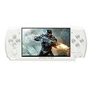 JXD Handheld Game Console 4.3 inch 8GB Built in 2000 Games for Multiple Simulators X6 Retro Video Game Console Mp3/4/Ebook TV Out Mini Hand Portable Game Player Device Holiday (White)