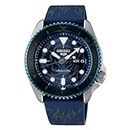 Seiko Leather New 5 Sports Analog Blue Dial Men Watch-Srph71K1, Blue Band