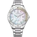 Citizen Eco Drive Lady FE6170-88D Steel Mother-of-Pearl Women's Watch with Diamonds