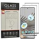 For Google Pixel 7 Pro Tempered Glass Screen Protector, Google Pixel 7 Pro Screen Protector [2+2 Pack]Camera Lens Protector 3D Full Coverage[Anti-Scratch]HD Fingerprint Unlock Protector for Google Pixel 7 Pro