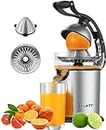 ASLATT Electric Citrus Juicer Squeezer Stainless Steel, Orange Juicer Electric,Homemade Orange Juice Squeezer Machine, Detachable Design,Easy Clean