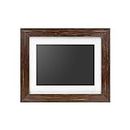 Aluratek 8” Distressed Wood Digital Photo Frame, Auto Slideshow, USB/SD/SDHC Supported, Built-in Clock & Calendar, Easy Setup