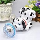 VGRASSP Dancing Dog Toy for Kids Babies with Music and 3D Flashing LED Light Ball - Cute Animal Puppy Gift for Boys and Girls