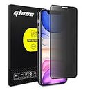 Keegud Matte Privacy Glass Screen Protector For Iphone 11/Xr Tempered Glass [Anti Spy] [Anti Glare] [Anti Fingerprints] 9H Film Silky Smooth For Iphone Games " 6.1 Inch For Cellphone