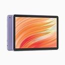 Certified Refurbished Amazon Fire HD 10 tablet, 10.1" vibrant Full HD screen, octa-core processor, 3 GB RAM, up to 13-h battery life, latest model (2023 release), 32 GB, Lilac, with adverts
