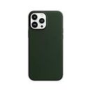 Apple Leather Case with MagSafe (for iPhone 13 Pro Max) - Sequoia Green