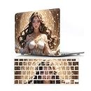 JZ Magical Girl Design Caso per MacBook Pro 13 inch Retina A1502 A1425 Snap-On protettivo Copertura rigida Shell con coperchio tastiera - D