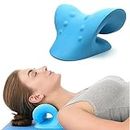 HARIRUP Neck and Shoulder Relaxer for TMJ Pain Relief and Cervical Traction Device for Spine Alignment, Neck Stretcher Chiropractic Pillow for Neck Pain Relief