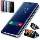 Smart Mirror Flip Phone Cover für iPhone 15 14 x xr xs 5s se 22 7 8 6 6s plus 11 12 13 14 Mini Pro