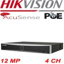 HIKVISION IP POE CCTV NVR 4/8/16CH 4K 8MP VIDEOREGISTRATORE DI RETE CASA INDOOR UK