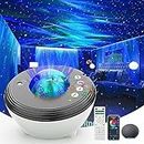 Northern Lights Aurora Projector,Smart Star Projector Galaxy Projector for Bedroom,Music Speaker White Noises Galaxy Light Projector with Alexa & Google Assistant for Kids Adults Gifts Bedroom Decor