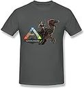 Sneakeye Herren Ark Survival Evolved Game O-Neck T-Shirt, dunkelgrau, S