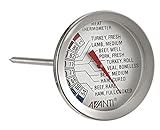 Avanti 12891 Tempwiz Meat Thermometer,Silver