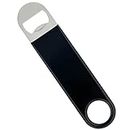 Bartender Bottle Openers, Bar Blade, Beer Openers, 1 Pack by Professional Grade: Rubber Coated, Stainless Steel.