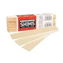 Nelson Wood Shims - DIY Bundle Wood Shims 8-Inch Shims, High Performance Natural Wood, 100% Kiln Dried - 1 Pack (12 Shims Total)