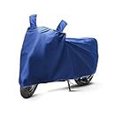 RiderRange 190T Taffeta Scooter Body Cover Compatible with Crayon Envy | Water Resistant | Dust and UV Protection | Mirror Pockets | Triple Stitched | Heavy Buckle (Blue)