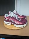 Nike TNs Sneakers Girls Size 1Y Pink Fade Shoes Rare Colourway VGC Kids Teens