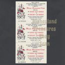 Vintage Disneyland 1959 Ticket Book Admission Offer Coupon Magic Kingdom Club
