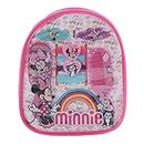 Li'l Diva Minnie Mouse Fashion Accessories Set Of 8pcs - 1 Comb, 1 Mirror, 4 Hair Bands, 2 Clips With 1 Bag for Girls 3 Years And Above