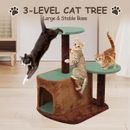 Modern Small Cat Tree Tower Cat Condo Kitten Activity Center  w/ Scratching Post