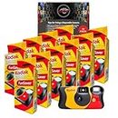 Clikoze Disposable Cameras Multipack - Includes 10 Pack of Kodak Funsaver Single-Use 35mm Cameras with 27 Exposures and Clikoze Photography Tips Card