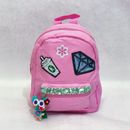 New Mini Backpack (3.5" W x 8" L x 11" H) Handmade, Music Festival, Birthday P17