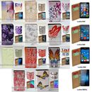 For Nokia Series - Butterflies Theme Print Wallet Mobile Phone Case Cover #1