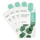 Mediheal Best Korean Sheet Mask - Madecassoside Essential Face Mask 4 Sheets For Sensitive Blemish Prone All Skin Types Hydrating Moisturizing Calming Soothing