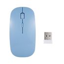 2.4GHz WirelessDigital Optical Mouse USB Mice Bluetooth PC Laptop Blue MAC Apple