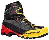 La Sportiva Mens Aequilibrium LT GTX Mountaineering/Hiking Boot, Black/Yellow, 12